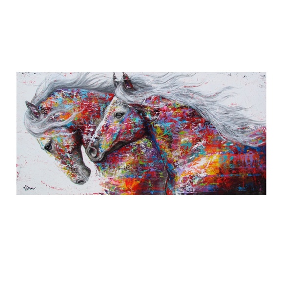 Horses Canvas Unframed Wall Art - Picture 13 of 15